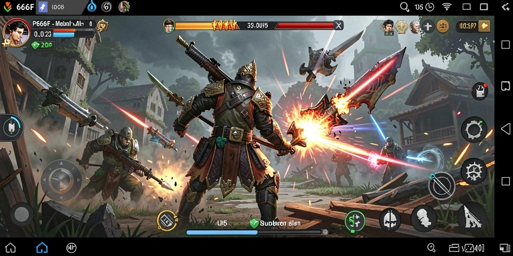 Tampilan screenshot yang menunjukkan aksi seru dalam permainan TPS.