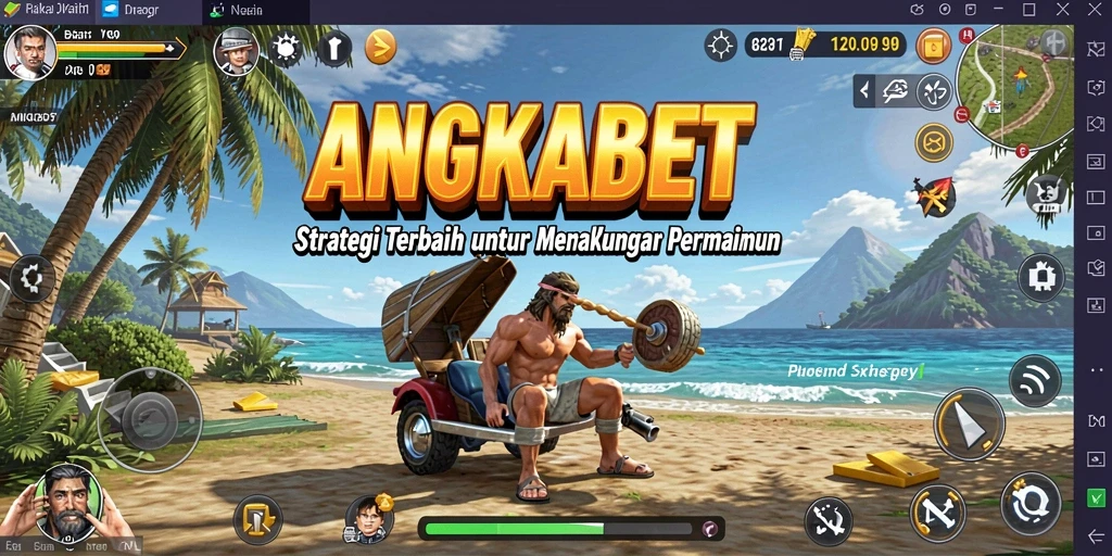Tampilan gameplay strategis ANGKABET yang mendebarkan dan penuh tantangan.
