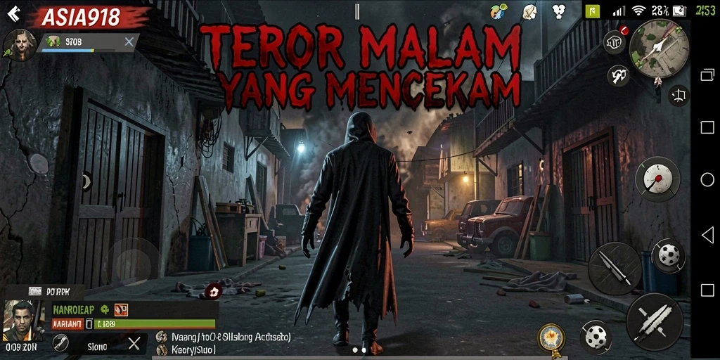 Screenshot menampilkan adegan mencekam dari gameplay ASIA918 yang seram.