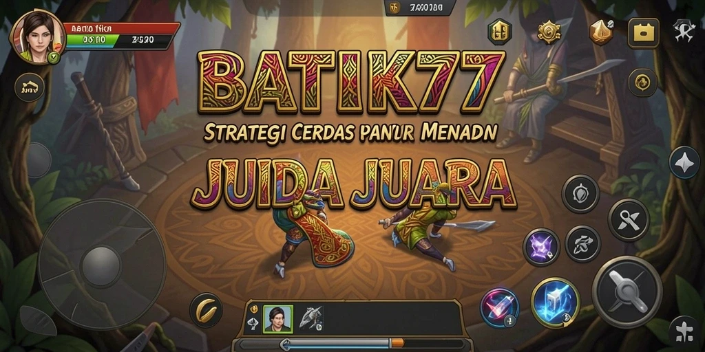 Tampilan gameplay <strong>BATIK77</strong> dengan taktik dan strategi mendebarkan.