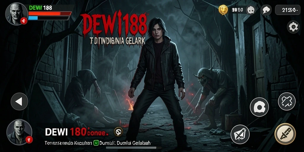 Gameplay DEWI188 dengan elemen horror yang menegangkan.