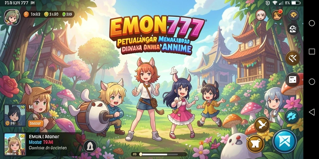 Gameplay seru EMON777 dengan karakter anime yang mengagumkan.