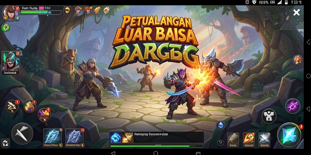 Tangkapan layar gameplay F08 menampilkan aksi pertarungan yang seru.