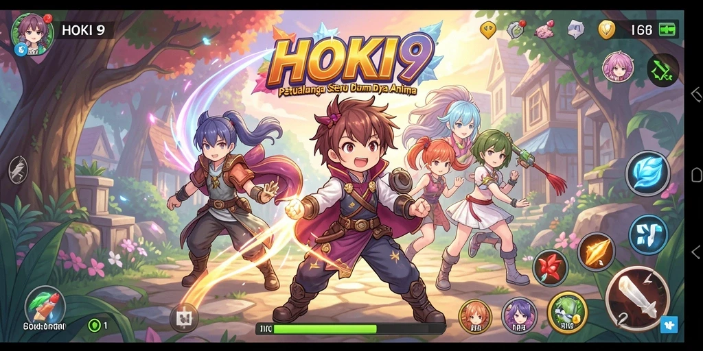 Tampilan menakjubkan dari gameplay HOKI9 yang penuh aksi.