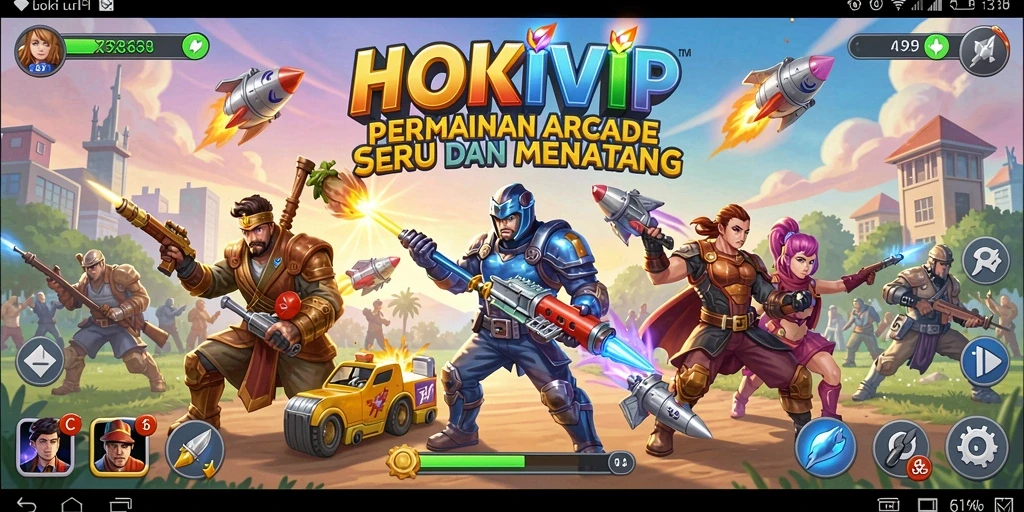 Tampilan menarik permainan arcade HOKIVIP yang penuh aksi.