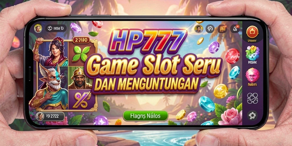 Gameplay seru HP777 dengan tema slot yang menarik.