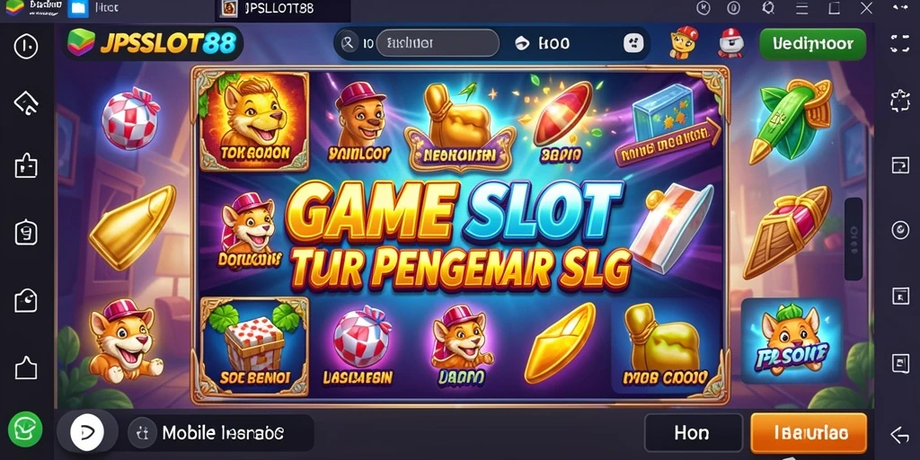 Tampilan gameplay seru JPSLOT88 dengan berbagai slot menarik.