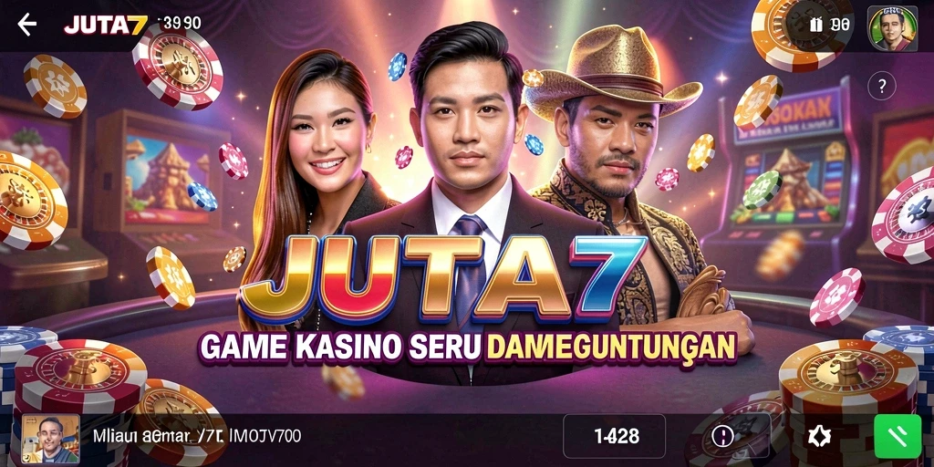 Tampilan gameplay seru dari <strong>JUTA7</strong> dengan berbagai permainan kasino.