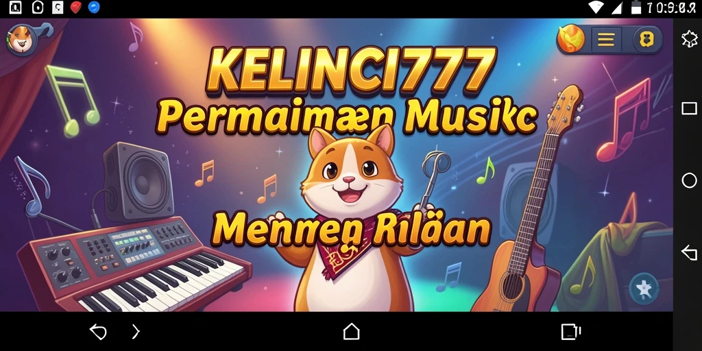 Screenshot KELINCI777 menampilkan gameplay musik yang seru dan menarik.
