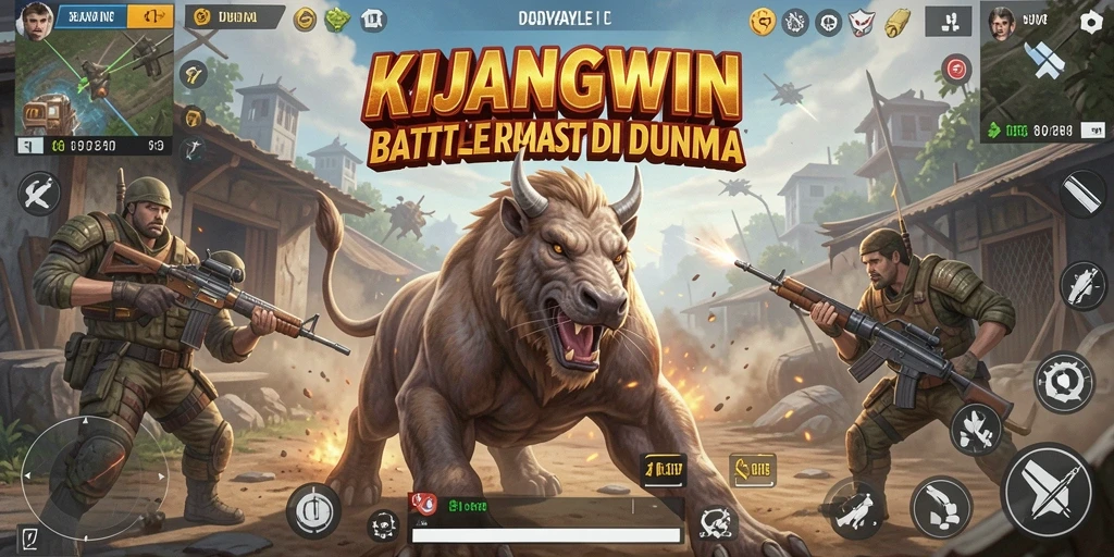 Tangkapan layar dari gameplay mendebarkan di KIJANGWIN