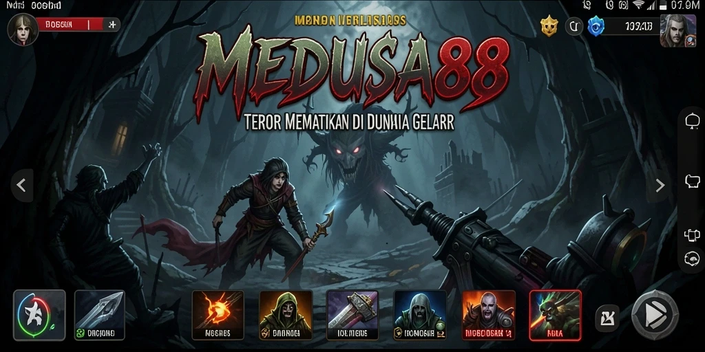 Gim menakutkan dengan suasana gelap dan suara menyeramkan.