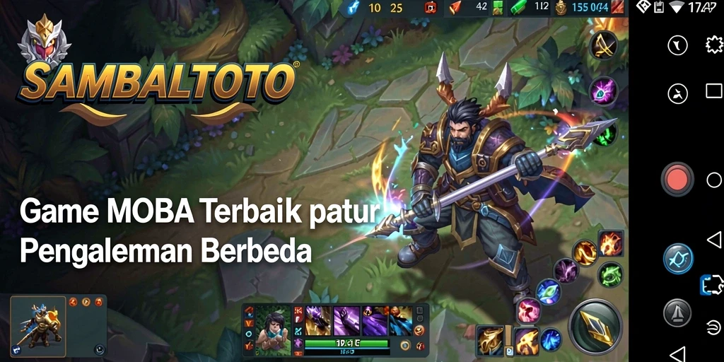 Tangkapan layar gameplay <strong>SAMBALTOTO</strong> yang menampilkan aksi seru dalam pertarungan MOBA.