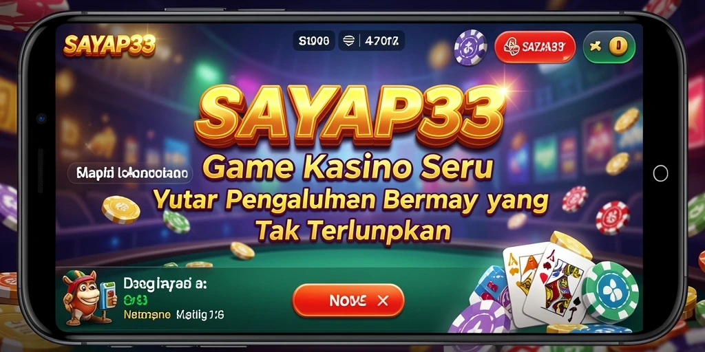 Gameplay seru dari SAYAP33 dengan tampilan grafis yang menakjubkan.