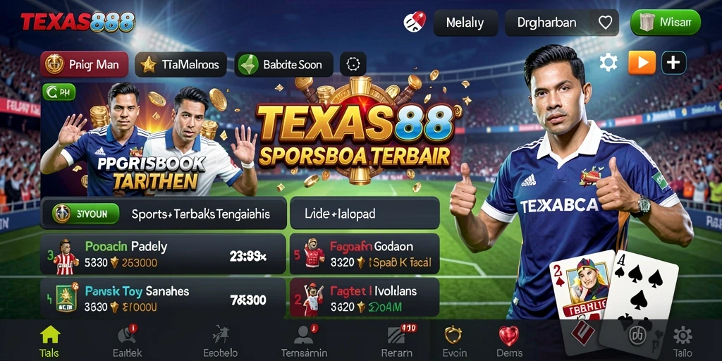 Tampilan screenshot TEXAS88 yang menunjukkan gameplay Sportsbook yang menarik.