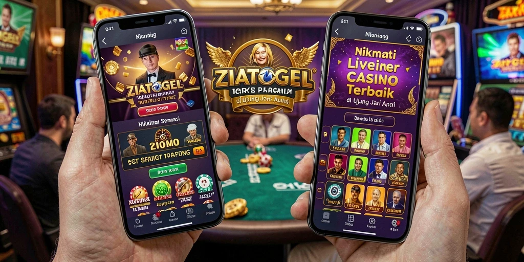 Tampilan gameplay Live Casino ZIATOGEL yang seru dan interaktif.